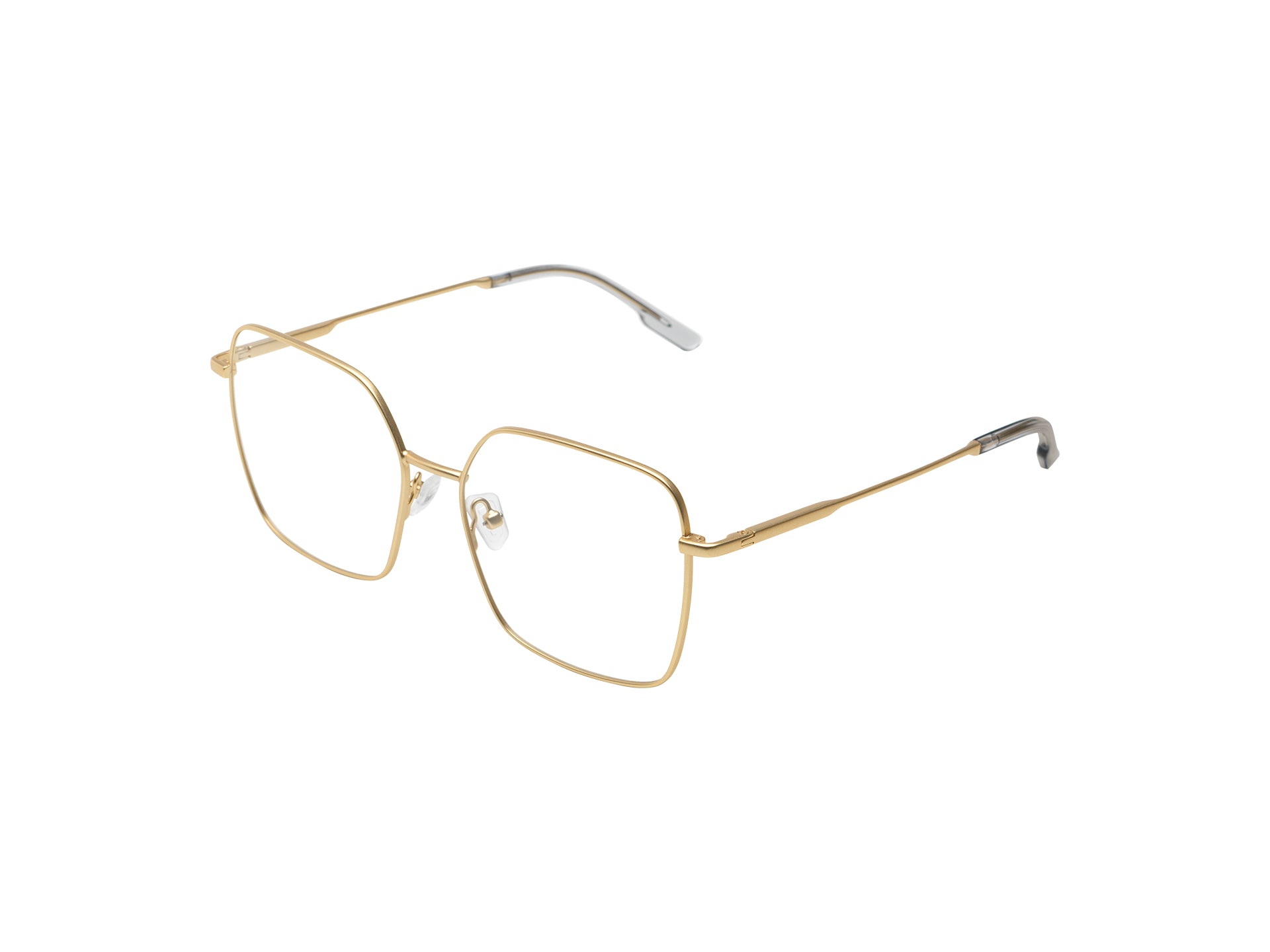 komono-audrey-gold-monture-optique-oversize-carr-e-en-acier-inoxydable image 2
