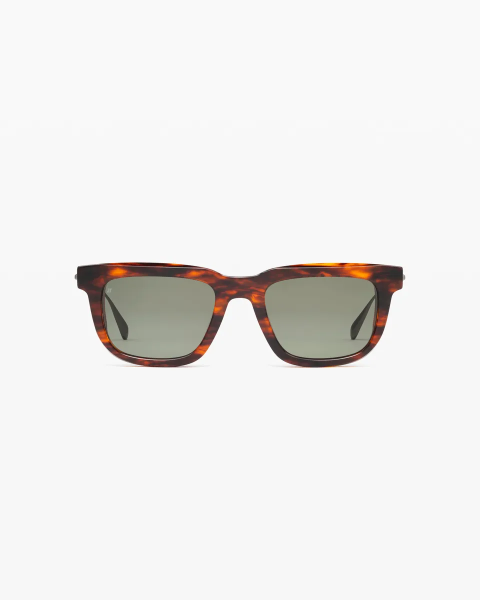 jimmy-fairly-la-andrew-lunettes-de-soleil-rectangulaires-titane-caille-homme image 1