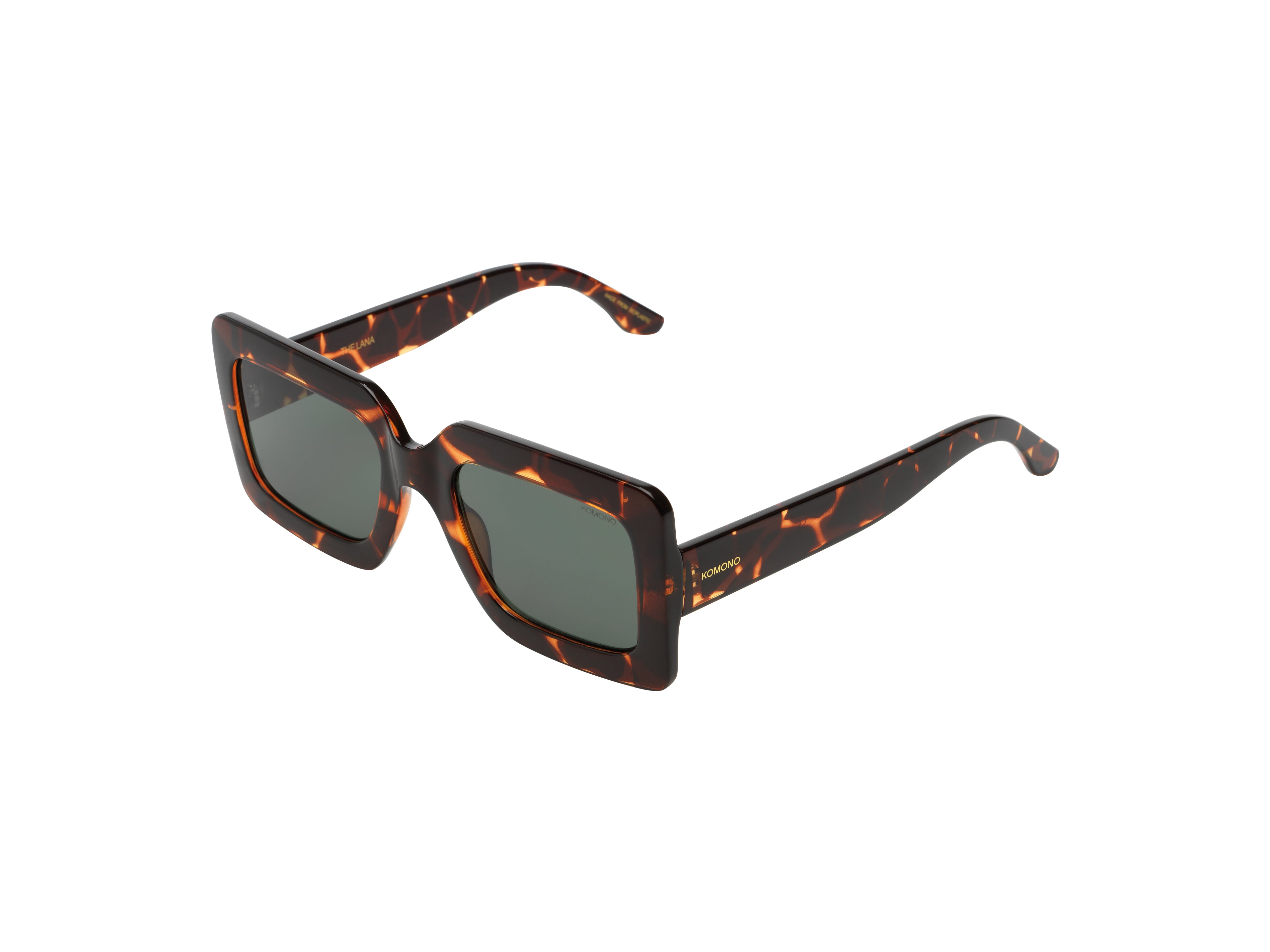 komono-lana-havana-lunettes-de-soleil-rectangulaires-caille image 2