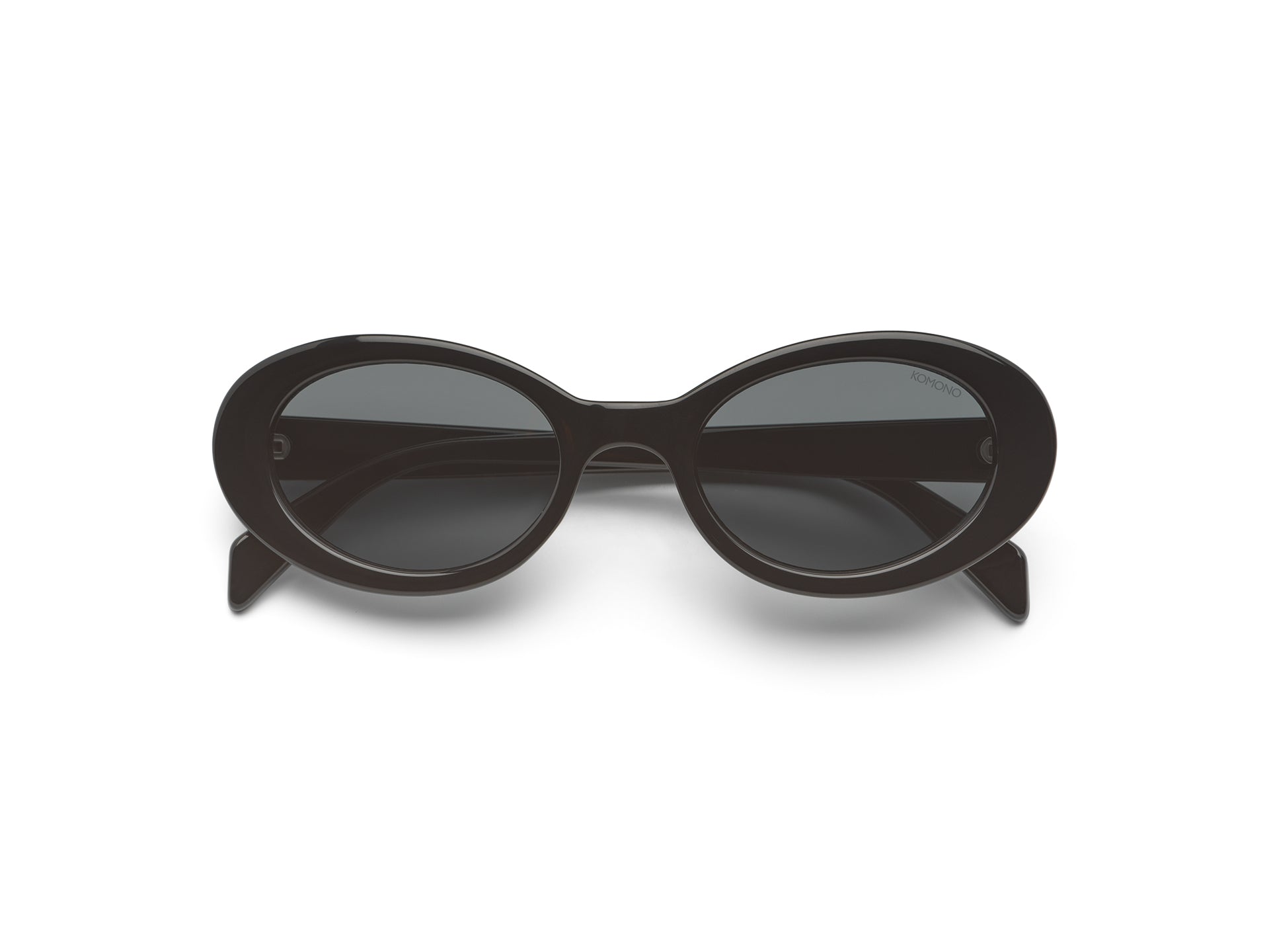 komono-ana-black-lunettes-de-soleil-ovales-bio-nylon-fit-large image 1