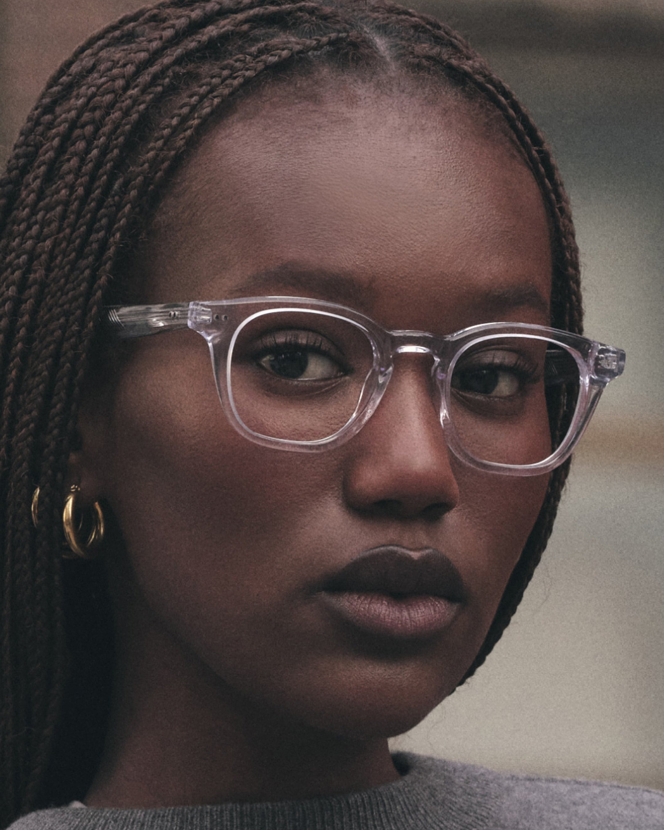 jimmy-fairly-la-navy-lunettes-de-vue-carr-e-cr-me-transparent-medium image 4
