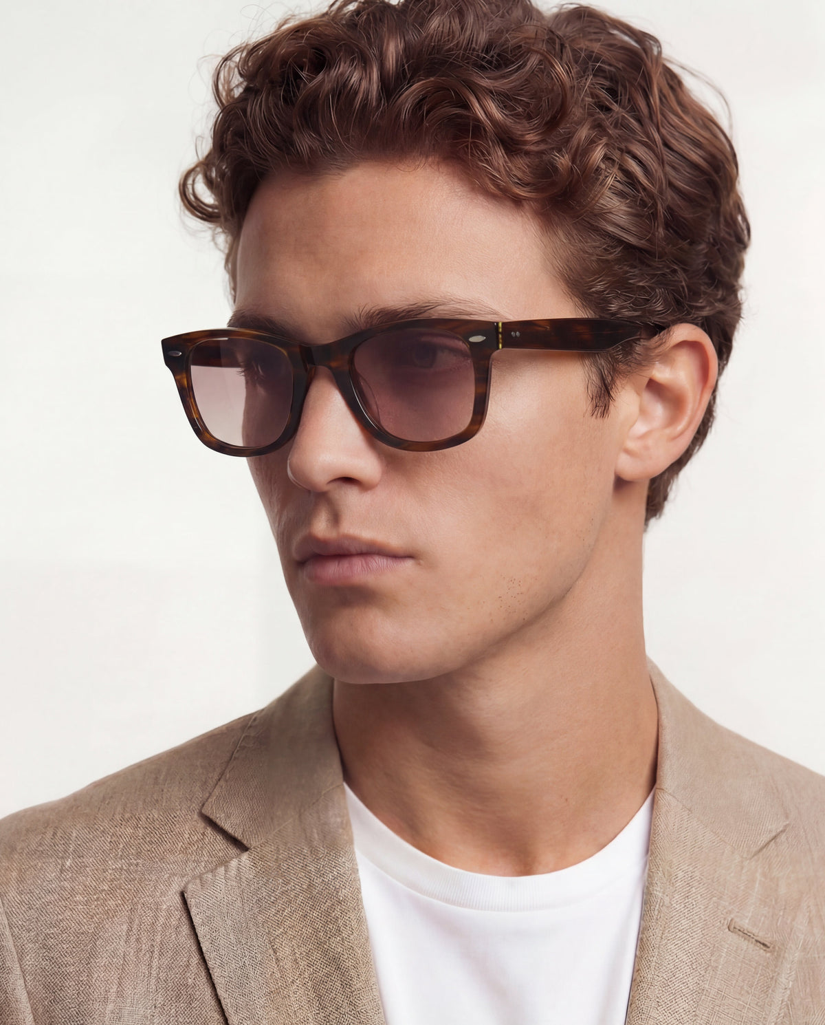 le-petit-lunetier-erin-marron-lunettes-de-soleil-rectangulaires-ac-tate-caille image 2