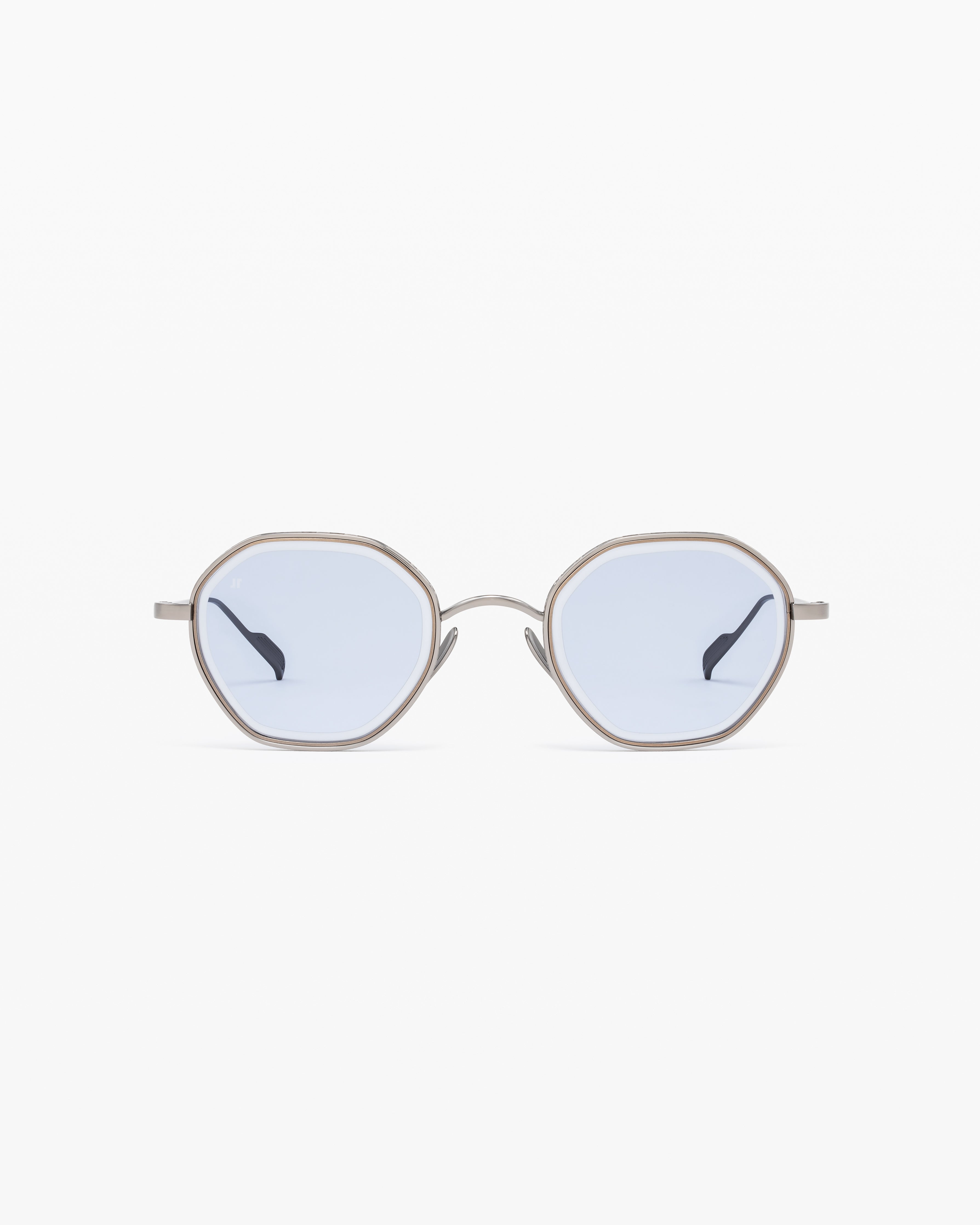 jimmy-fairly-la-lio-lunettes-de-soleil-hexagonales-homme-m-tal-dor image 1
