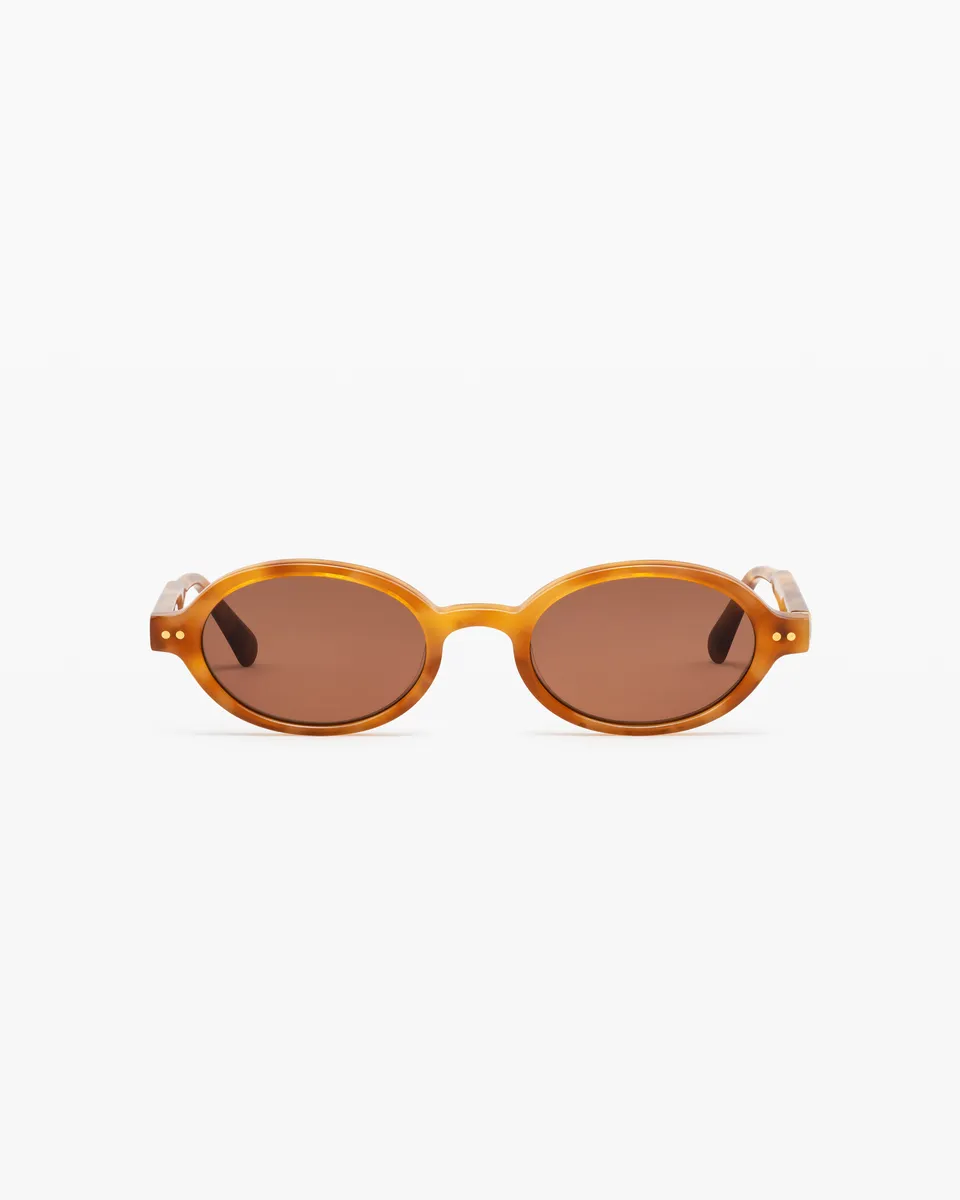 jimmy-fairly-la-elvie-lunettes-de-soleil-ovales-ac-tate-caille-fonc-taille-mediu image 1