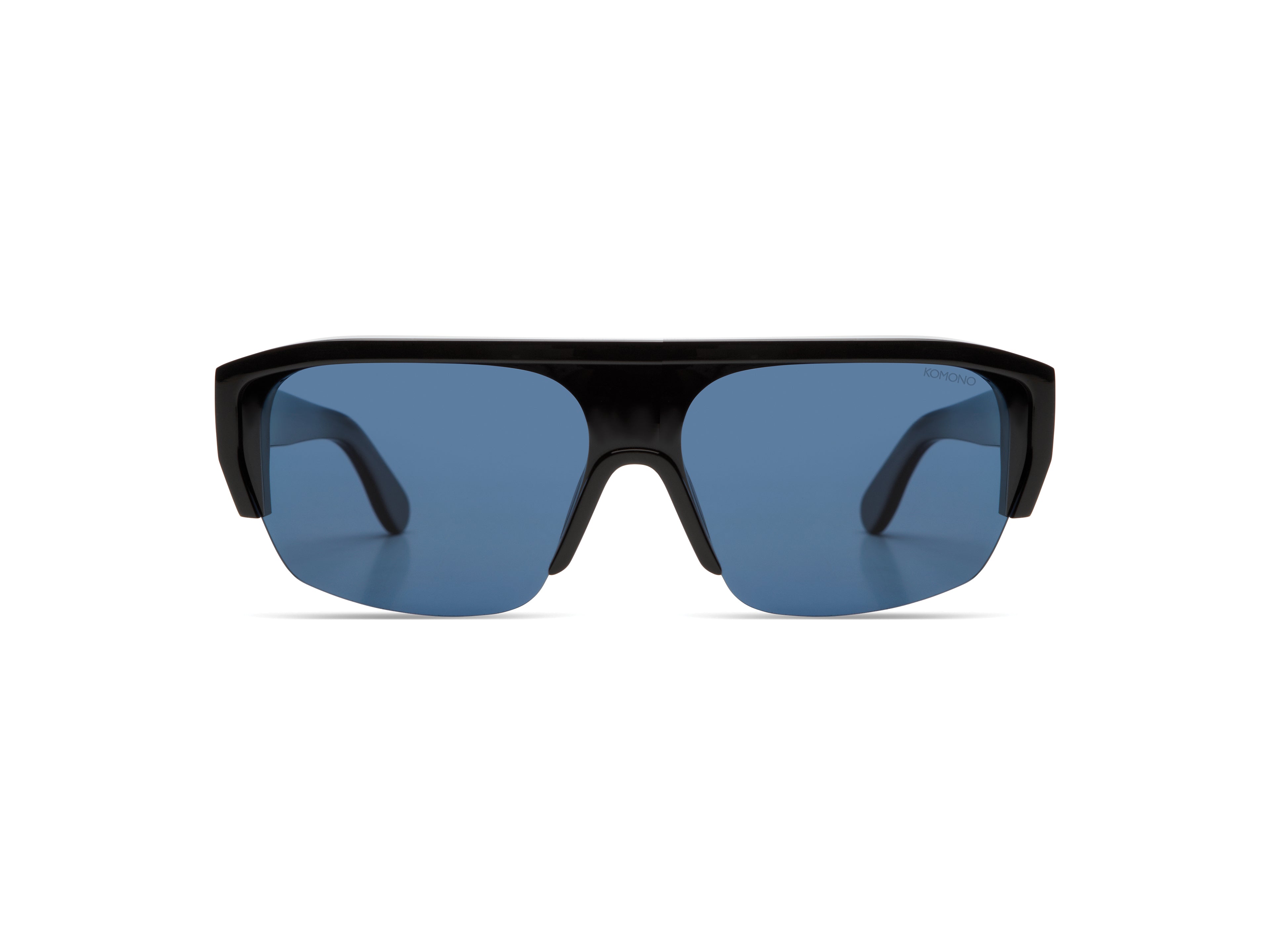 komono-vice-black-lunettes-de-soleil-r-tro-arrondies-ac-tate-recycl-verres-revo image 1