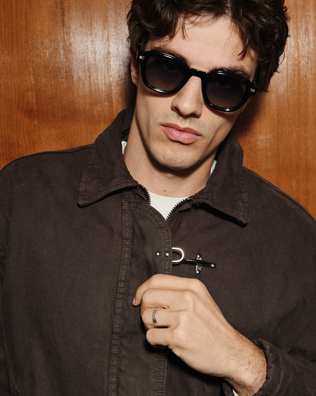 jimmy-fairly-la-napoli-lunettes-de-soleil-carr-es-ac-tate-noir image 2