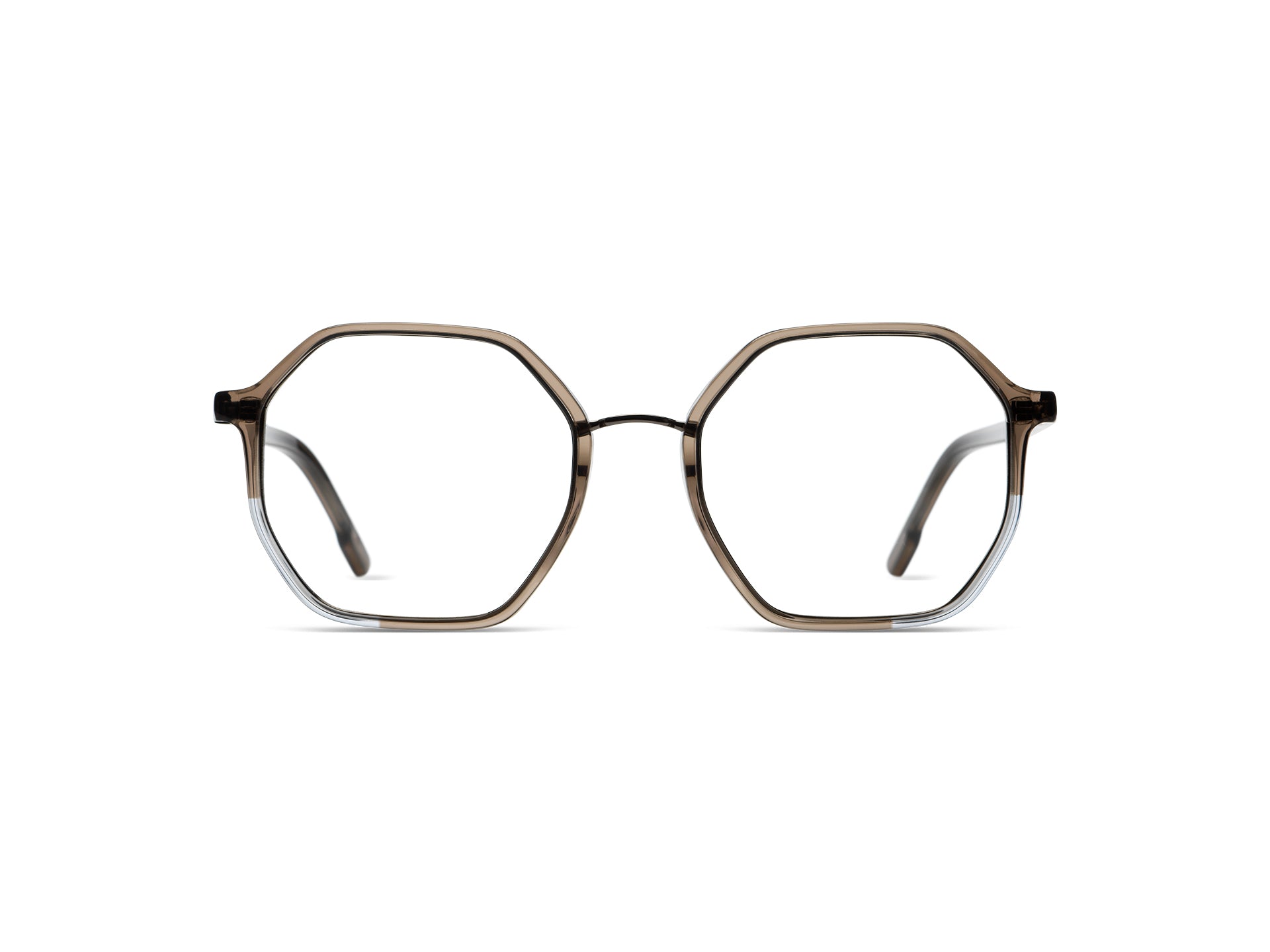 komono-idris-shadow-asphalt-lunettes-de-vue-octogonales-oversize image 1