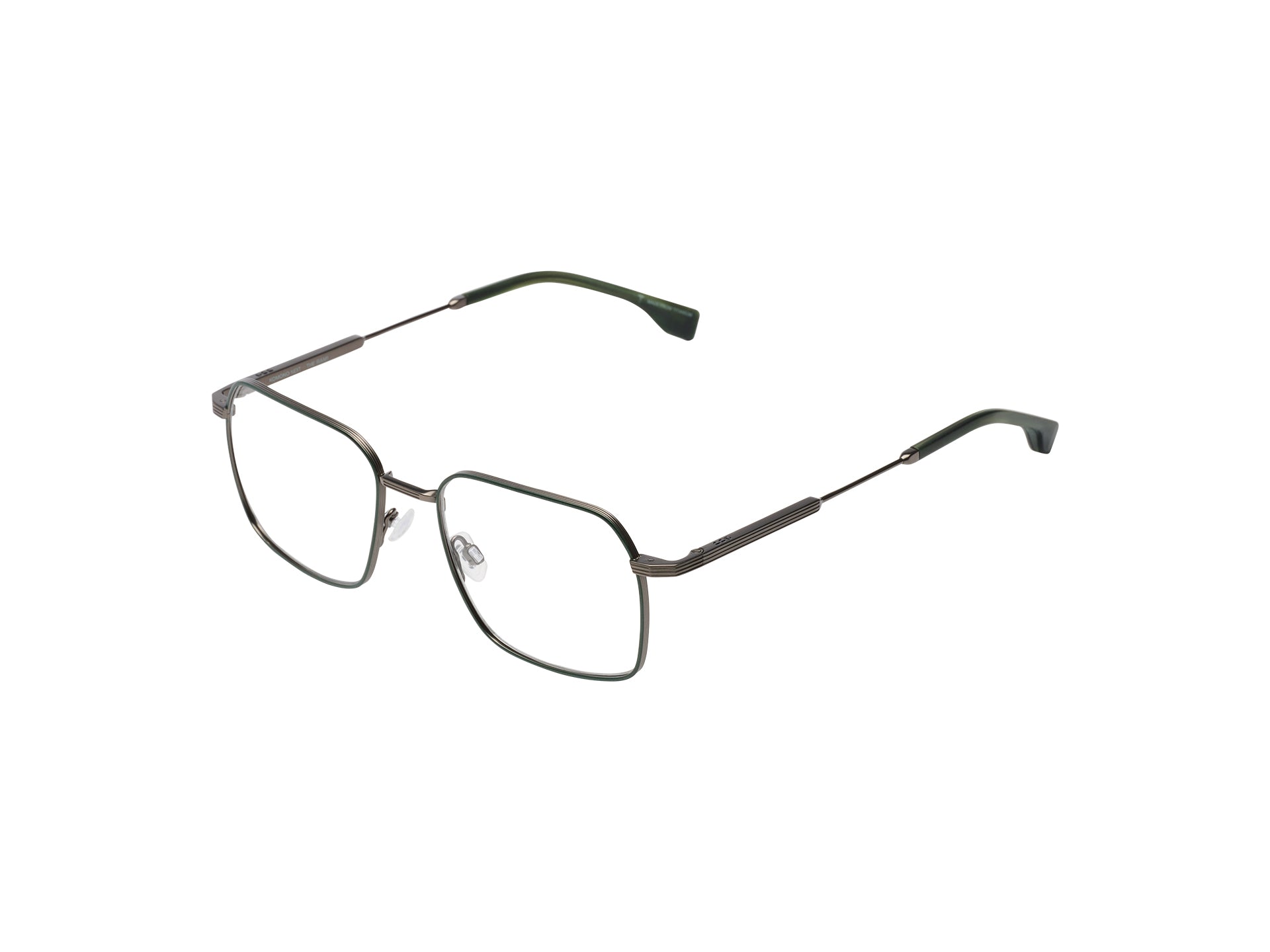 komono-rami-gun-camo-lunettes-de-vue-rectangulaires-titane-japonais image 2