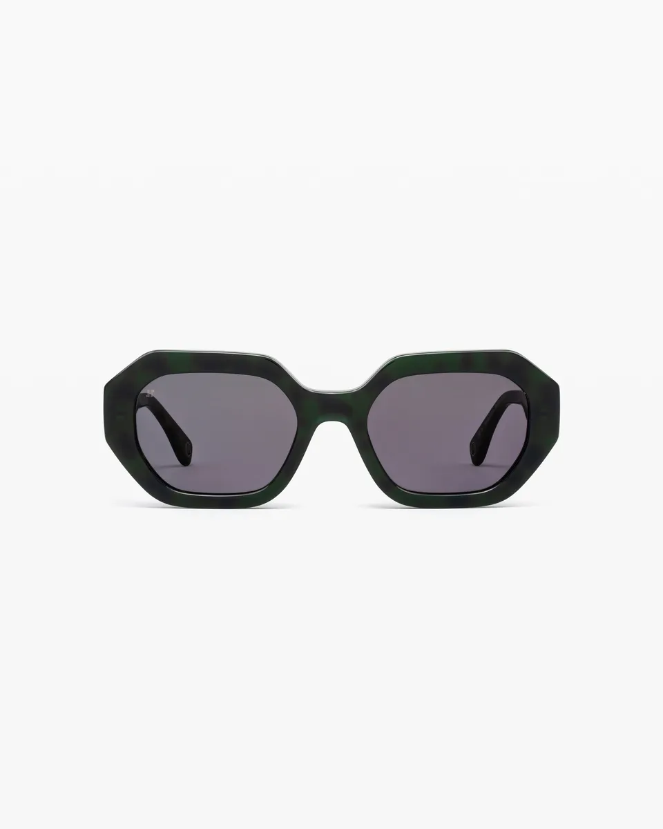 jimmy-fairly-la-portofino-lunettes-de-soleil-hexagonales-vertes-femme-medium image 1