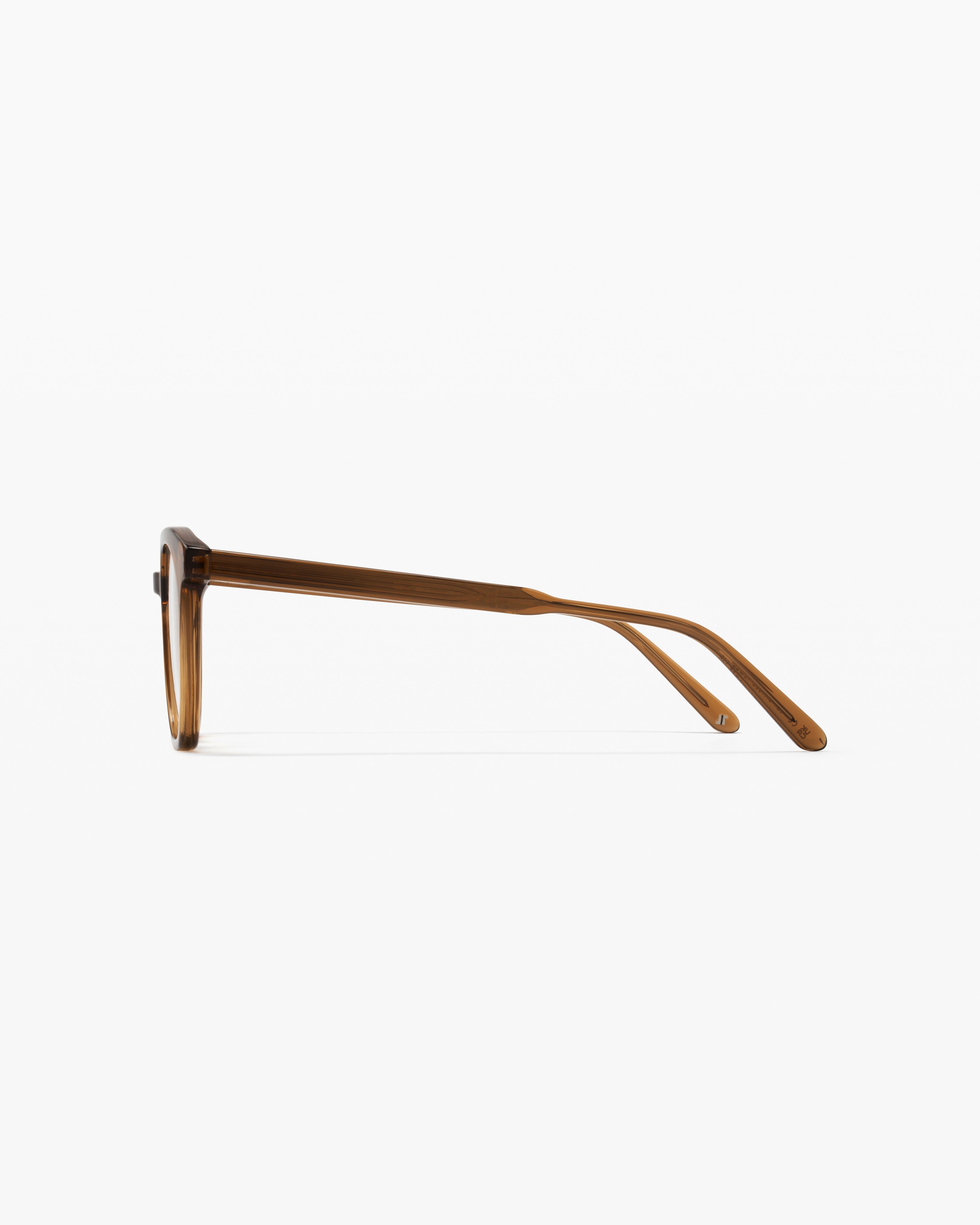 jimmy-fairly-la-lennon-lunettes-de-vue-hexagonales-homme-en-ac-tate-marron-verre image 2