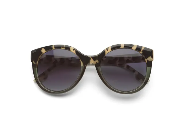 komono-ellis-emerald-bobcat-lunettes-de-soleil-rondes-papillon image 1