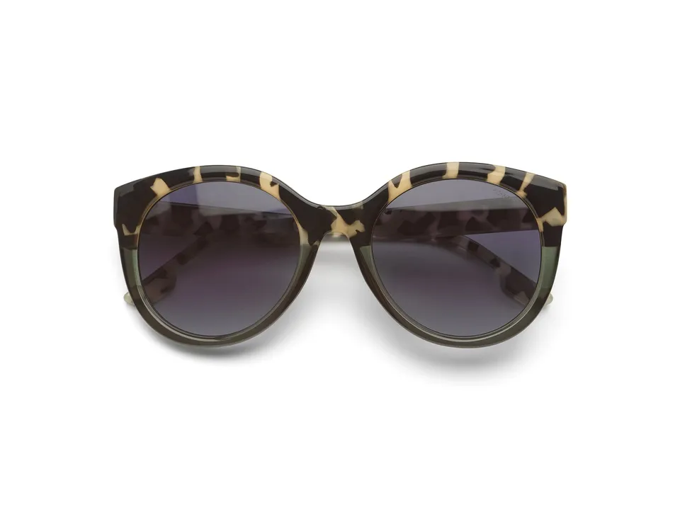 komono-ellis-emerald-bobcat-lunettes-de-soleil-rondes-papillon image 1
