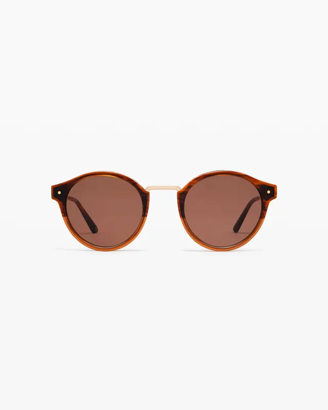 jimmy-fairly-la-real-m-marron-lunettes-de-soleil-pantos-rondes image 1