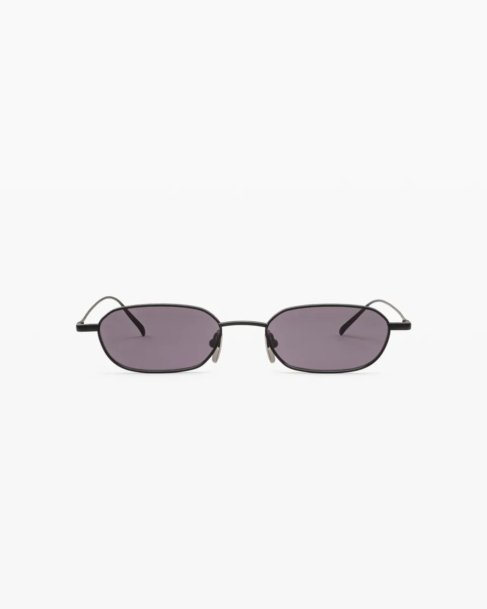 jimmy-fairly-la-sea-lunettes-de-soleil-ovales-en-titane-noir-origine-japon-verre image 1