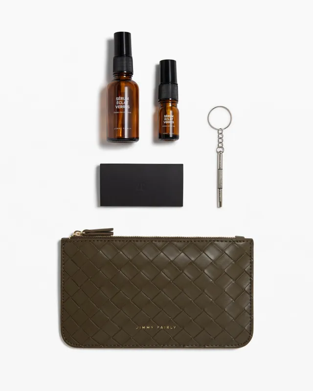 jimmy-fairly-le-care-kit-tress-kit-d-entretien-lunettes-avec-pochette-cuir-3 image 1
