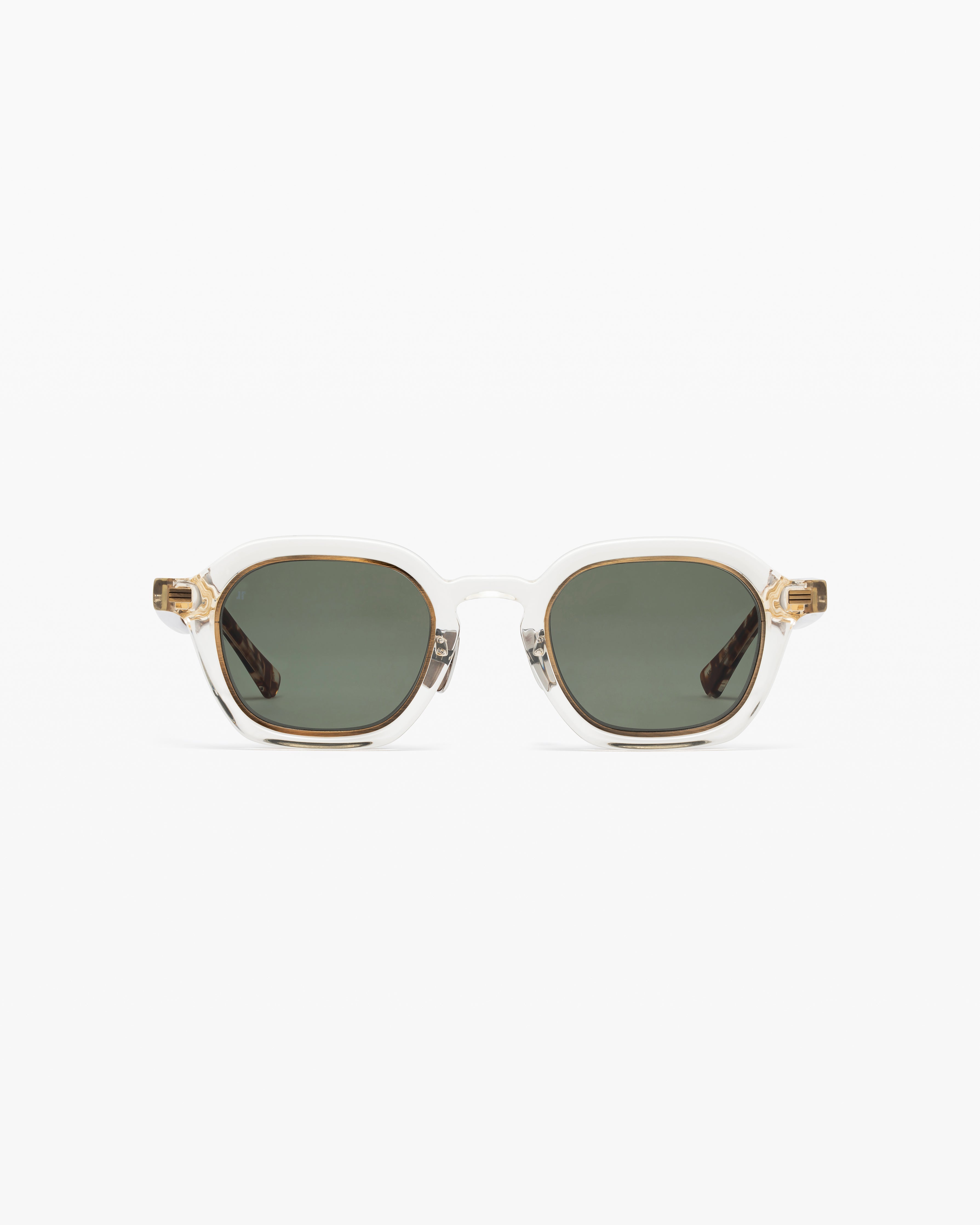 jimmy-fairly-la-cory-lunettes-de-soleil-homme-rectangulaires-jaune-cerclage-dor- image 1