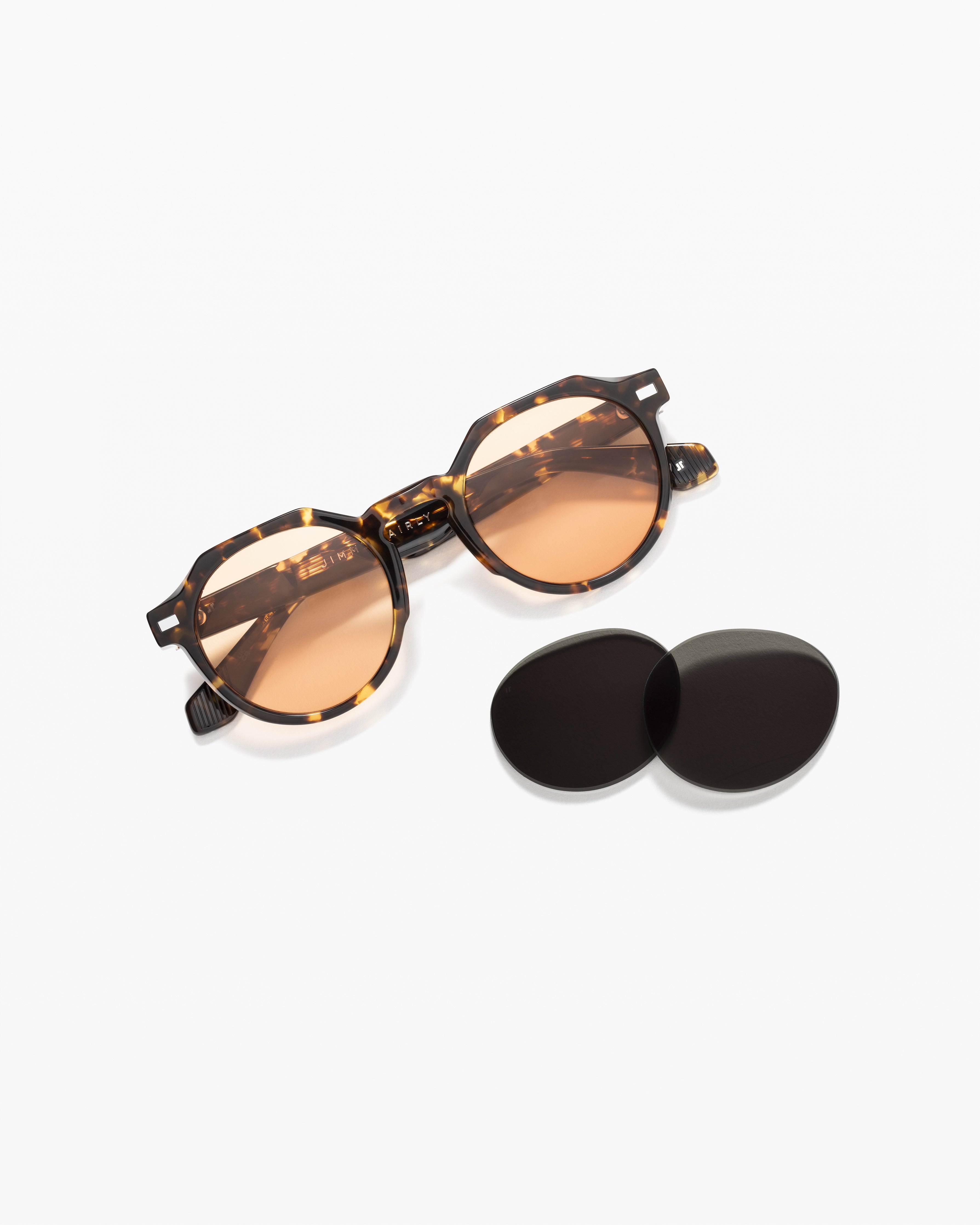 jimmy-fairly-la-warren-jf-colors-lunettes-de-soleil-rondes-cr-me-verres-teint-s- image 2
