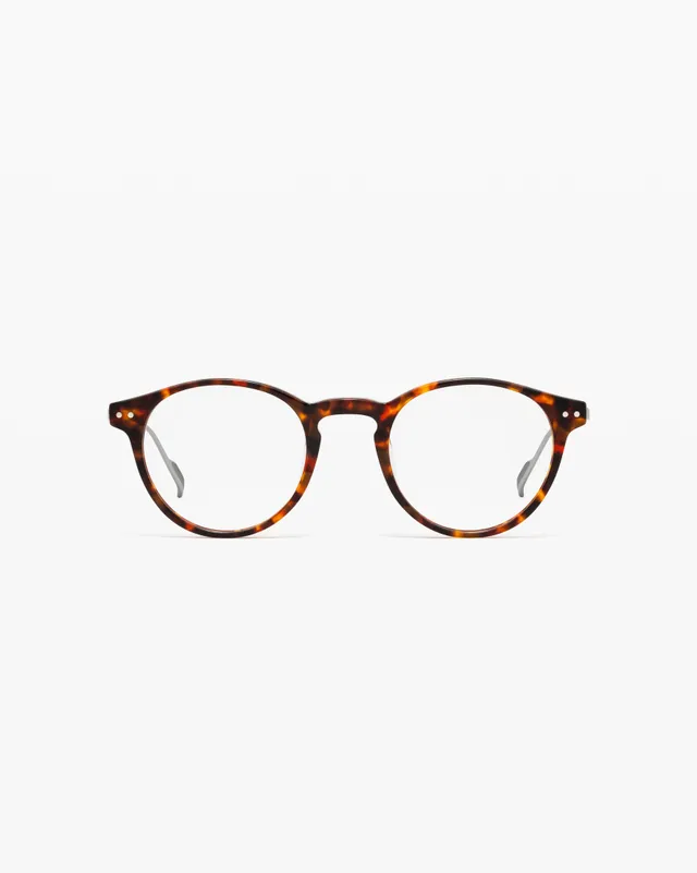 jimmy-fairly-la-emilio-lunettes-de-vue-rondes-pantos-ac-tate-caille-fonc-e-taill image 1