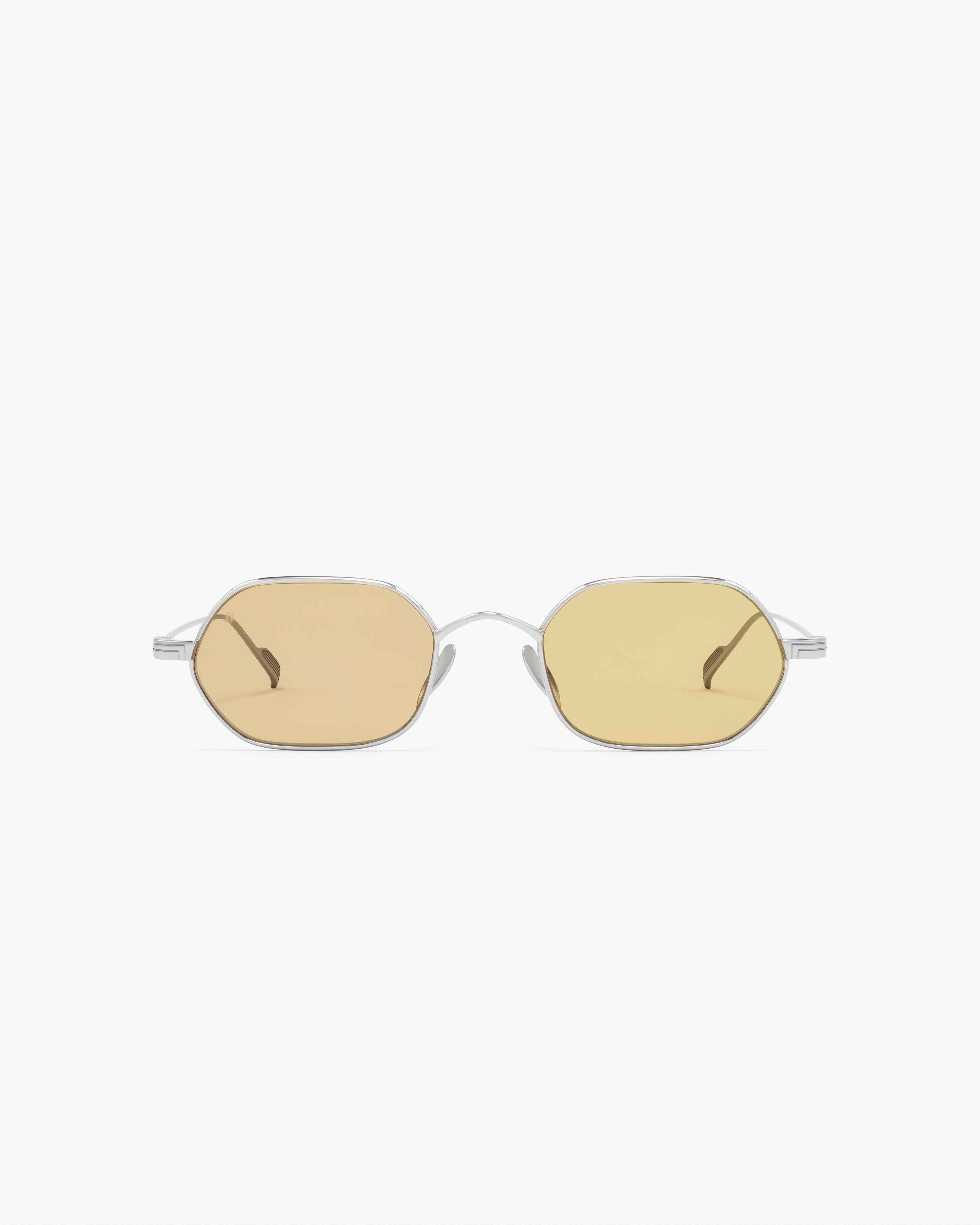 jimmy-fairly-la-gio-lunettes-de-soleil-hexagonales-en-titane-gris-homme-cat-gori image 1