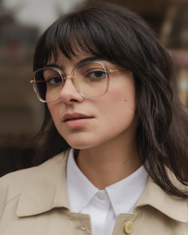le-petit-lunetier-annie-j-champagne-lunettes-anti-lumi-re-bleue-oversize-ac-tate image 1