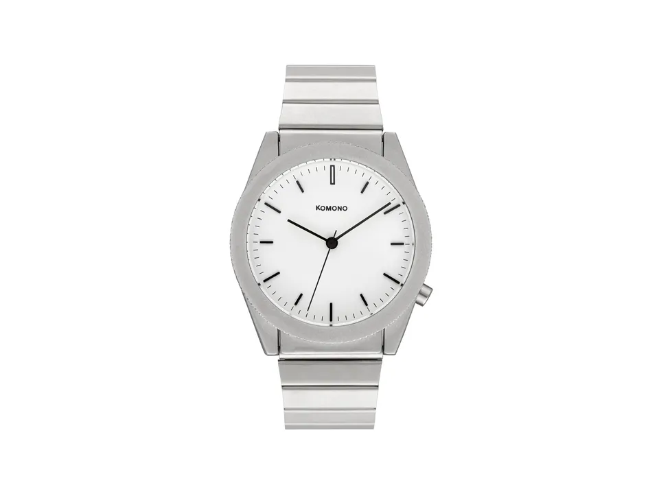 komono-ray-solid-montre-de-plong-e-moderne-bracelet-molet-argent image 1