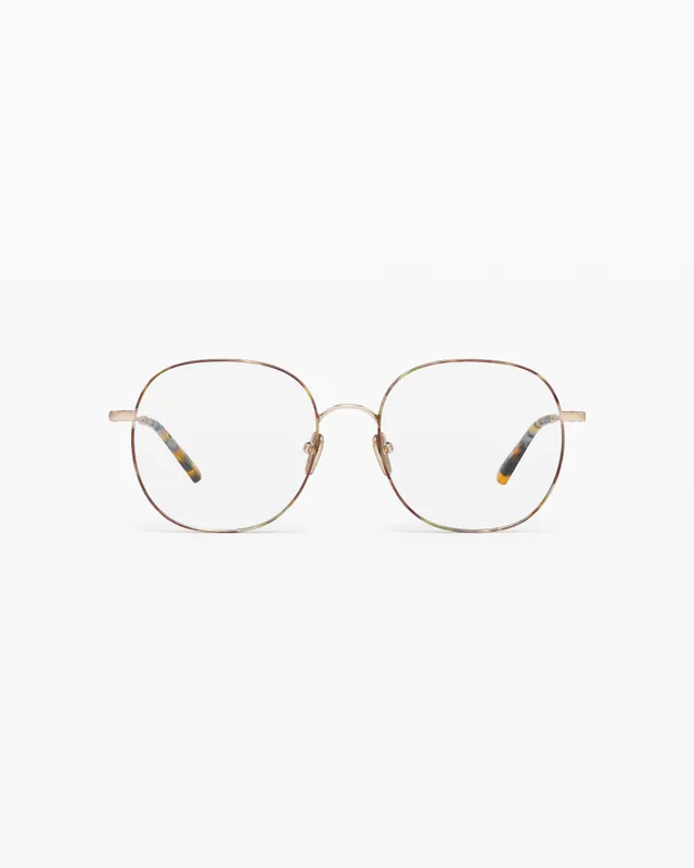 jimmy-fairly-la-lena-lunettes-de-vue-rondes-femme-monture-acier-inoxydable-dor-e image 1