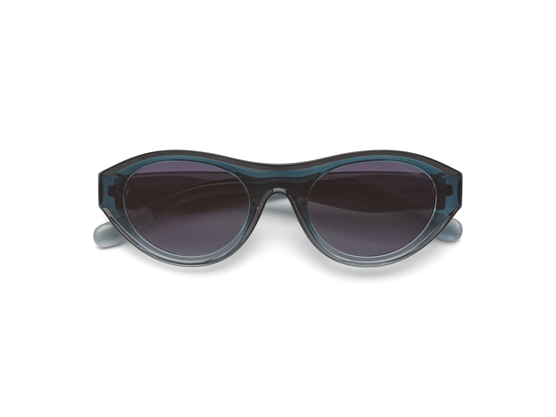 komono-celeste-bluescale-lunettes-ovales-medium-bio-nylon image 1