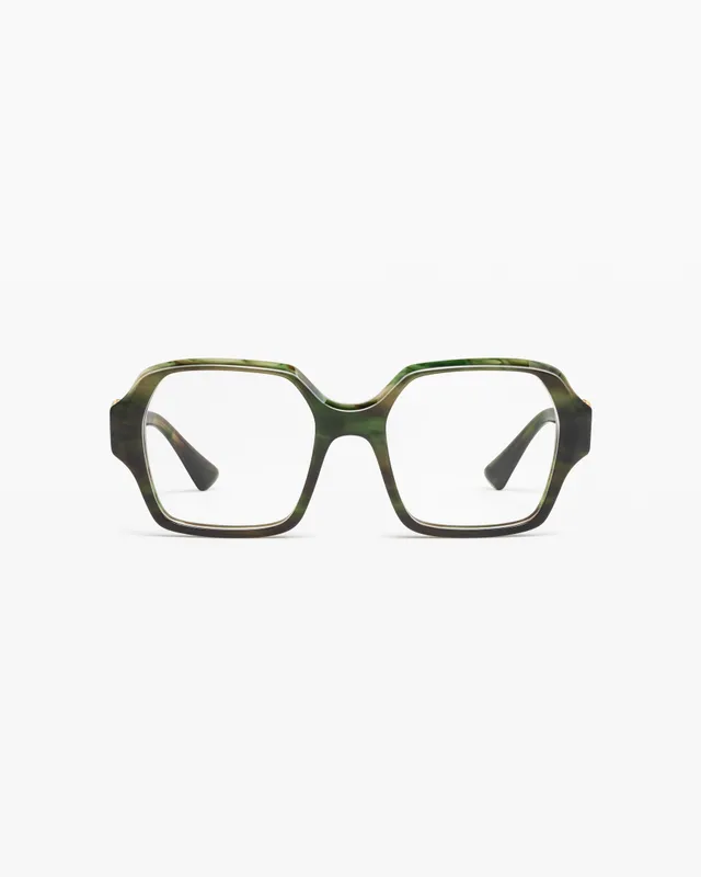 jimmy-fairly-la-cha-lunettes-de-vue-carr-es-vertes-en-ac-tate-femme image 1