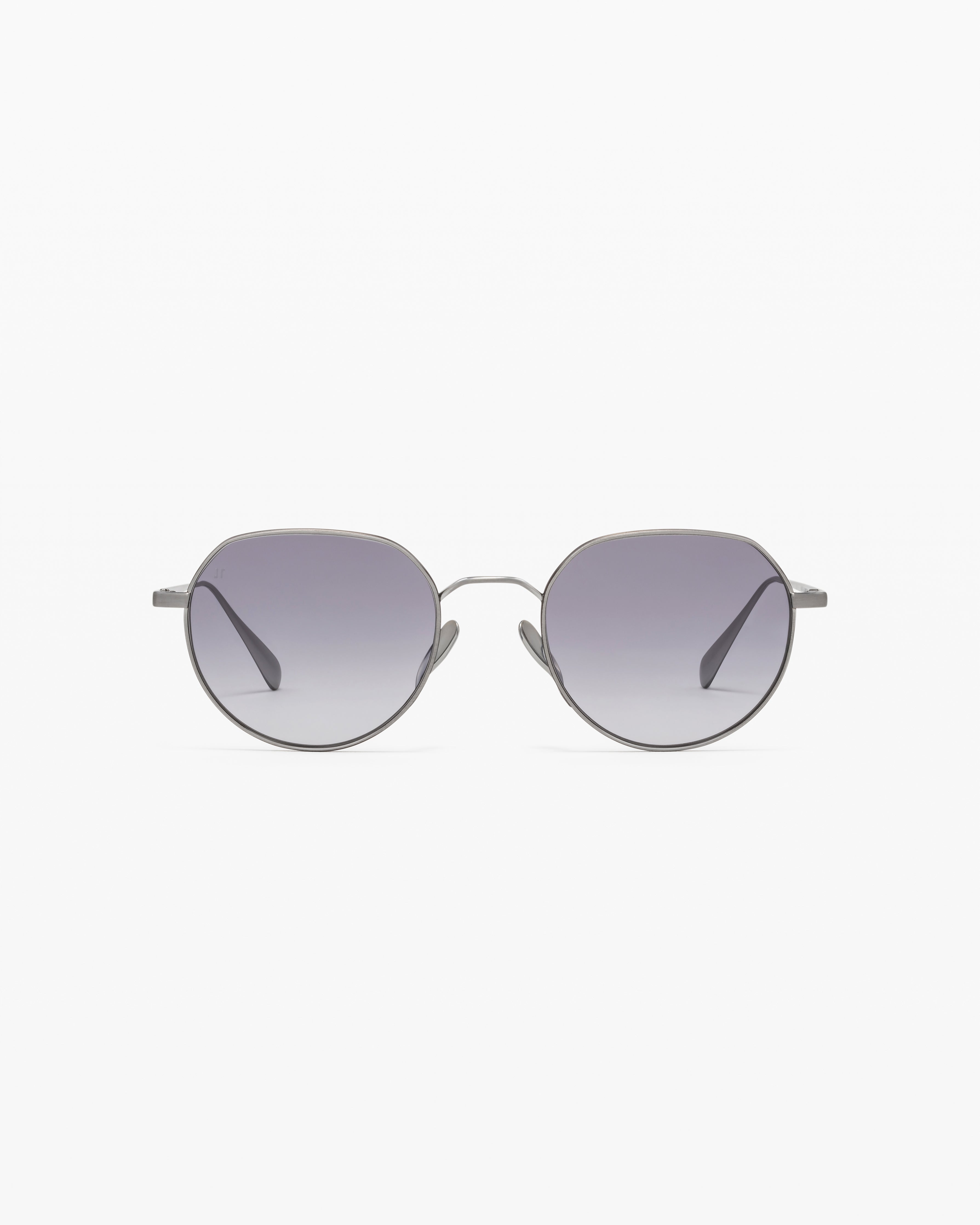 jimmy-fairly-la-altea-lunettes-de-soleil-rondes-en-titane-argent-homme image 1