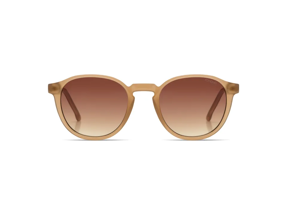 komono-liam-sahara-lunettes-de-soleil-rondes-monture-bio-nylon-marron image 1