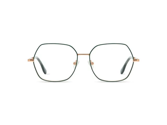 komono-ella-rose-gold-matte-teal-lunettes-de-vue image 1
