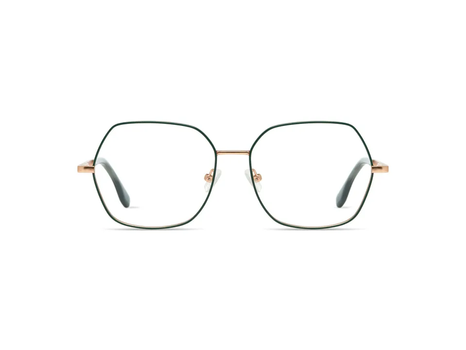 komono-ella-rose-gold-matte-teal-lunettes-de-vue image 1