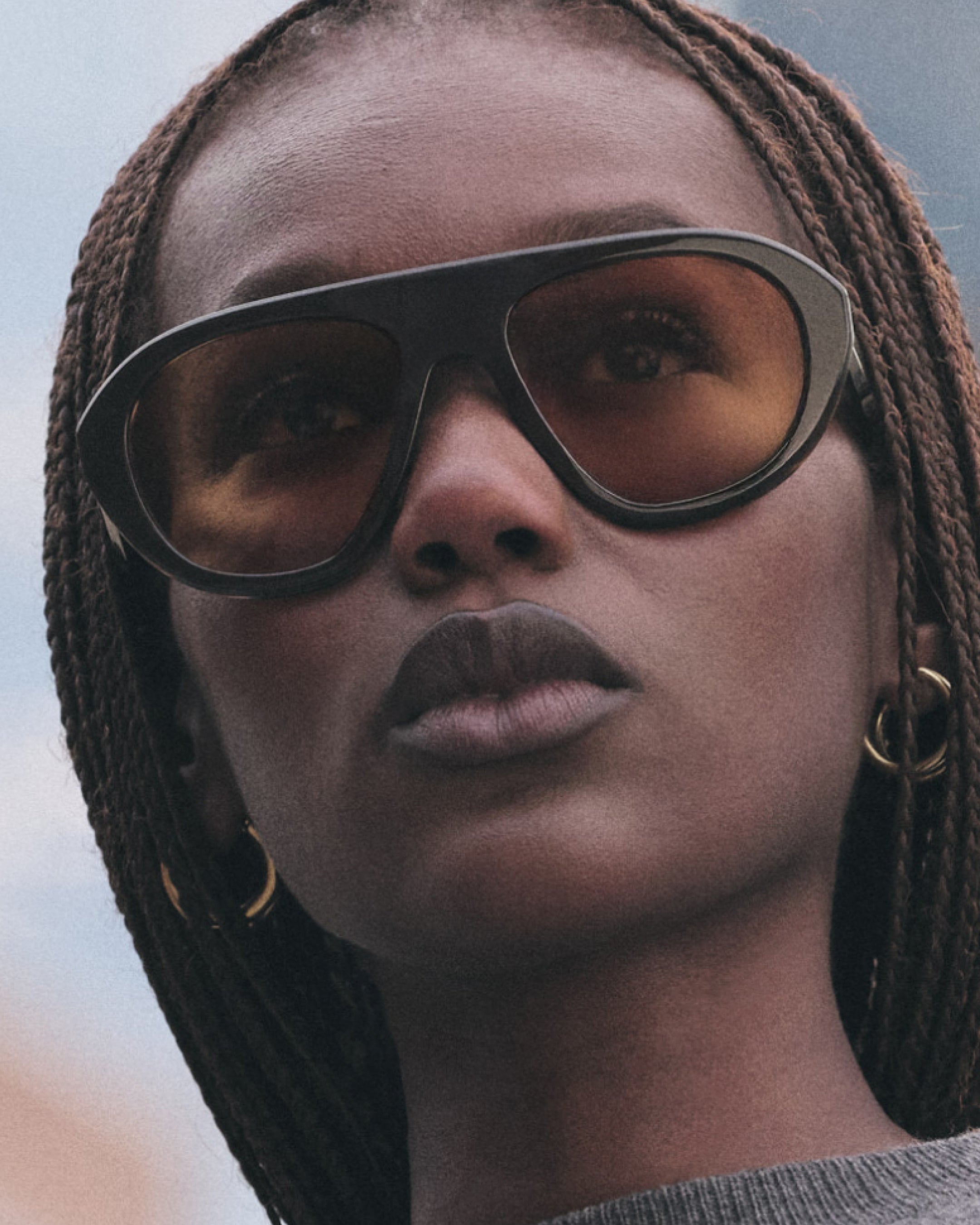 jimmy-fairly-la-morris-lunettes-de-soleil-aviateur-en-ac-tate-de-cellulose-marro image 4